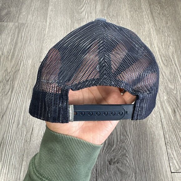 Travis Mathew Golf Snapback Trucker Hat Ball Cap Embroidered Blue Embroidery - Picture 5 of 9